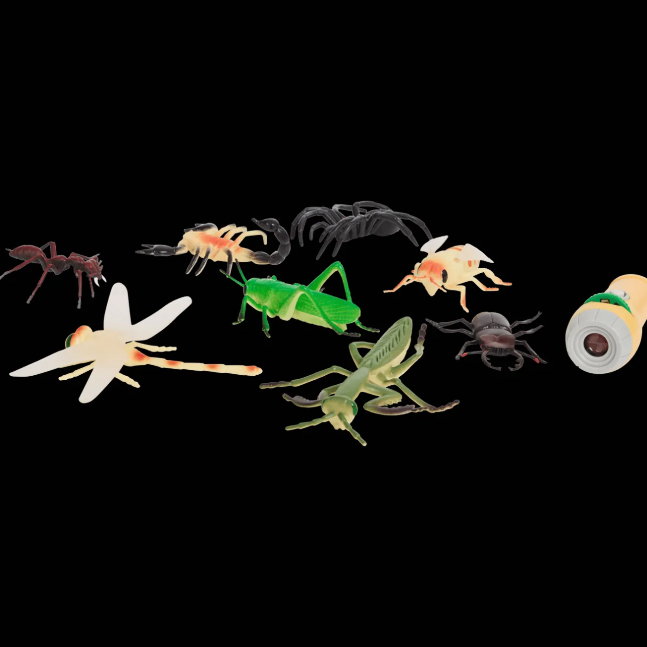 Action Speelgoeddieren met projectorzaklamp> Spellen