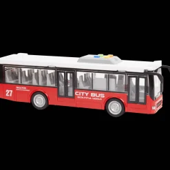 Action Speelgoed-stadsbus met geluid> Speelvoertuigen