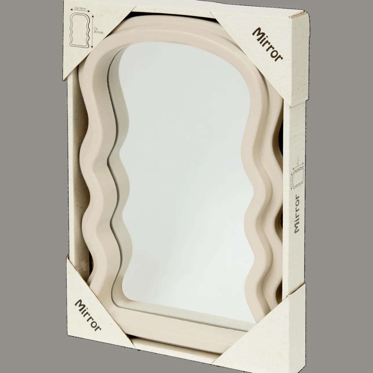 Action Spiegel met golvende lijst> Wanddecoratie