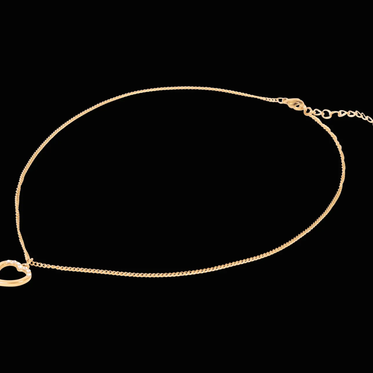 Action Stalen ketting met Swarovski-kristallen> Horloges & Sieraden