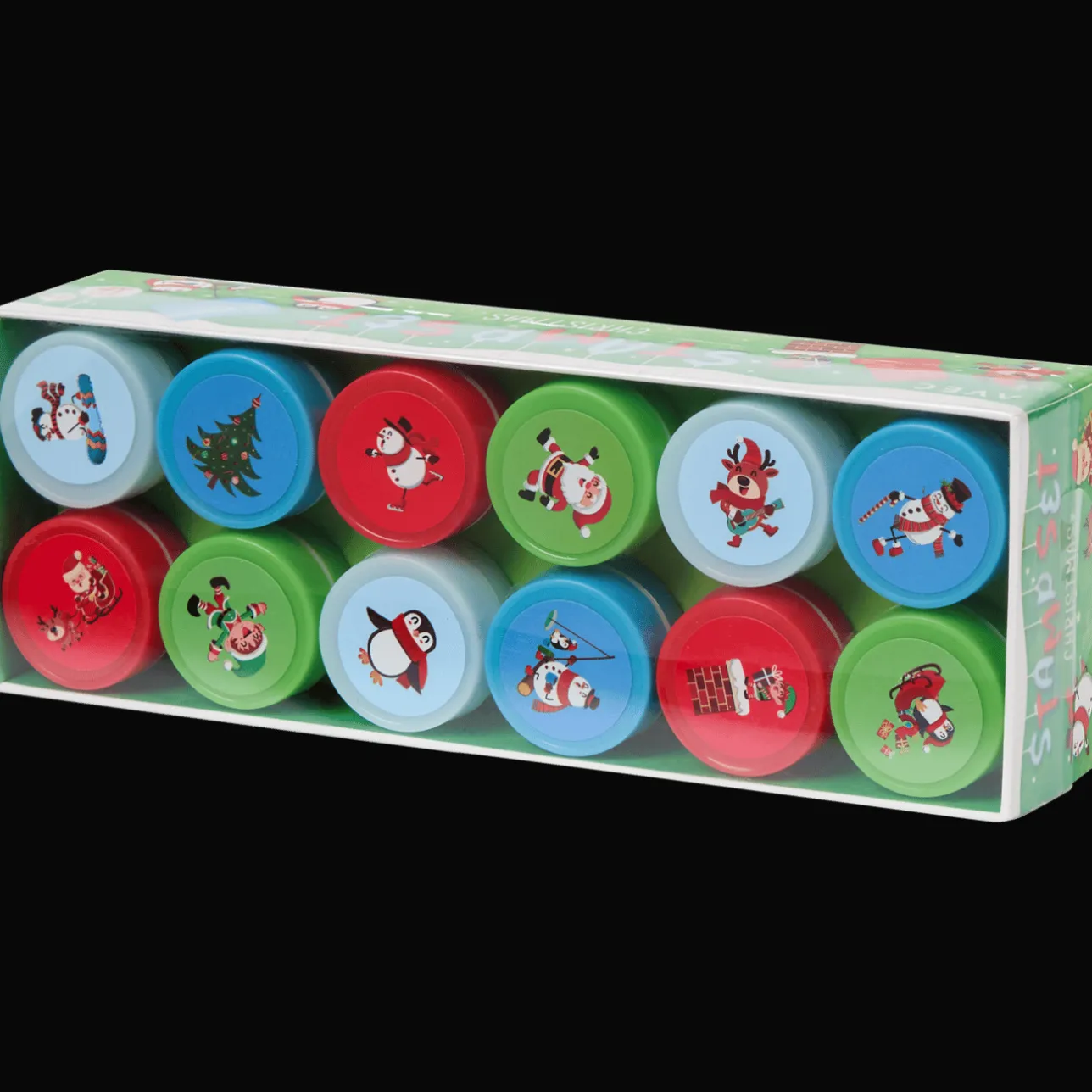 Action Stempelset kerst> Kaarten