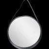 Studio Home spiegel met lederlook hengsel> Wanddecoratie