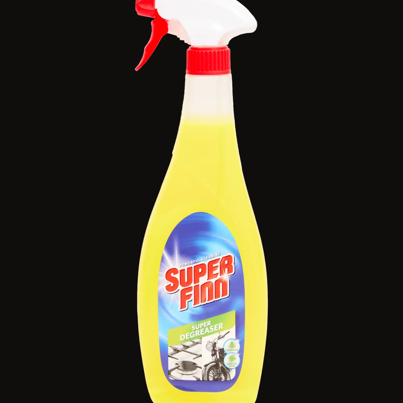 Superfinn ontvetter> Schoonmaakmiddelen