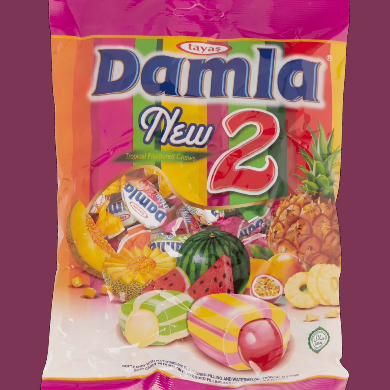 Action Tayas Damla tropische vruchtensnoepjes> Drop & Snoep