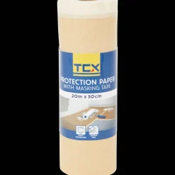 TCX afplaktape met papier> Verfbenodigdheden