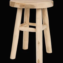 Studio Home Teakhouten kruk> Woonaccessoires