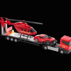 Action Teamsterz vrachtwagen met oplegger> Speelvoertuigen