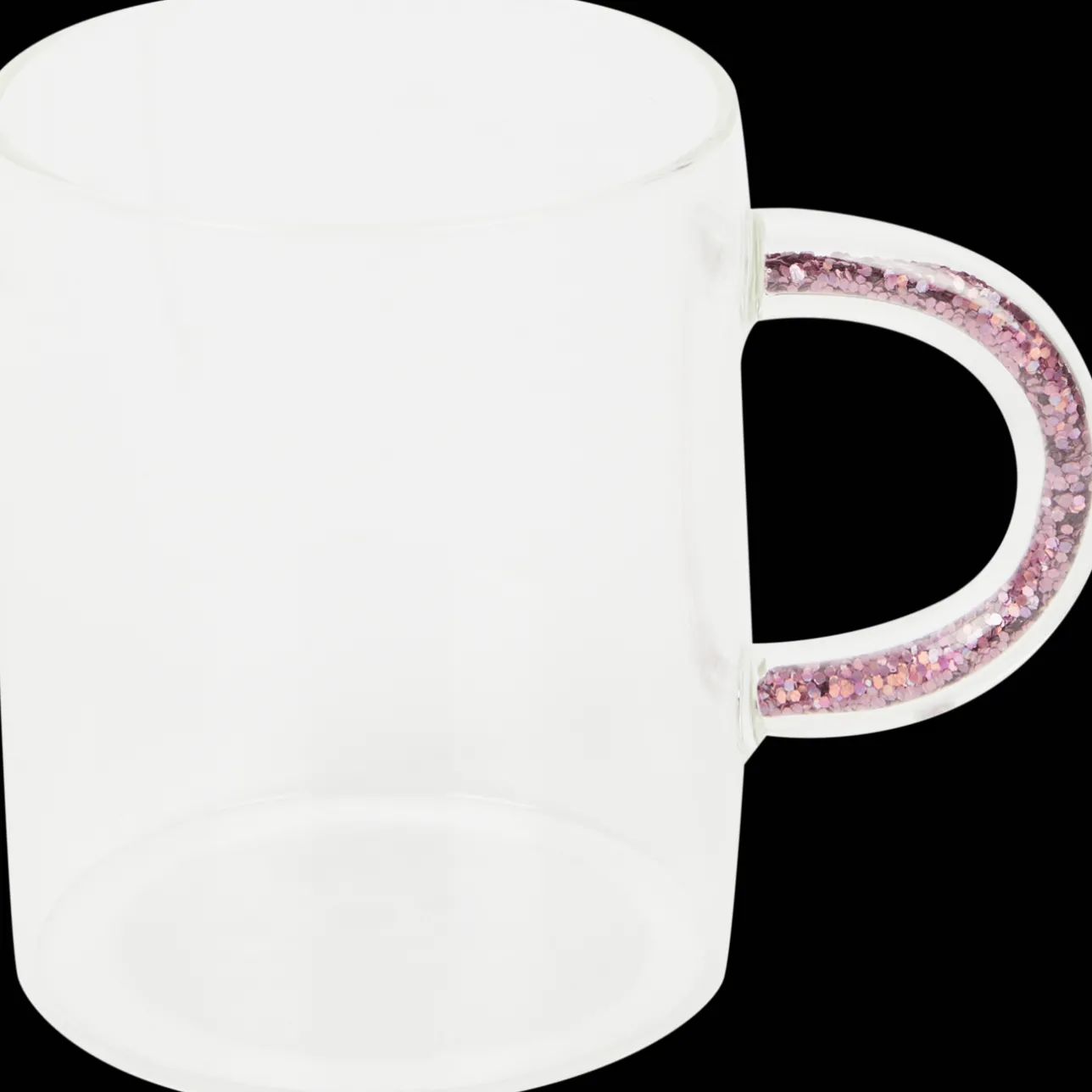 Action Theeglas met glitter> Glazen