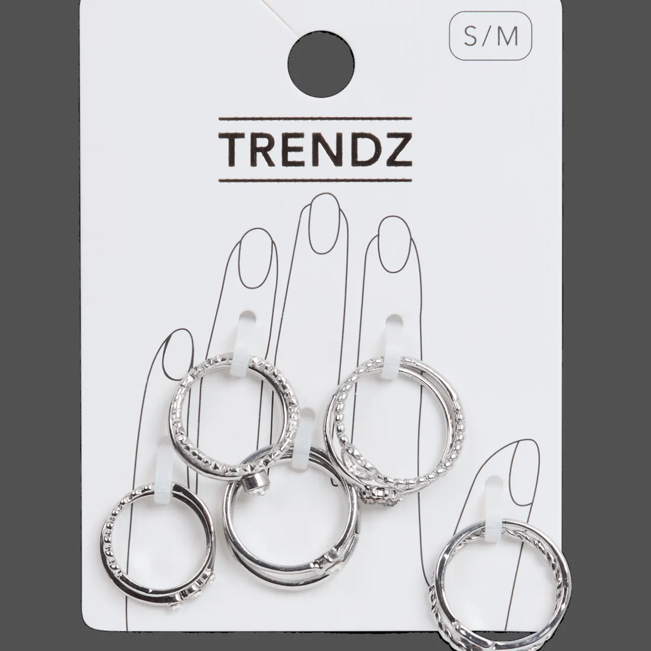 Action Trendz ringenset> Horloges & Sieraden
