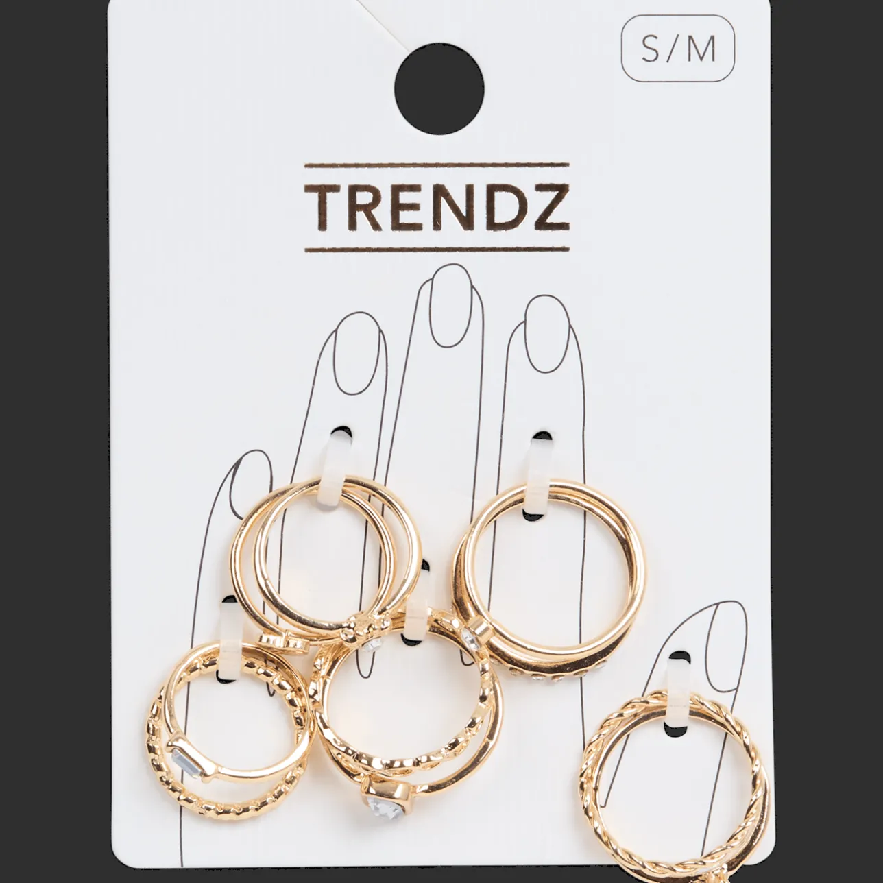 Action Trendz ringenset> Horloges & Sieraden