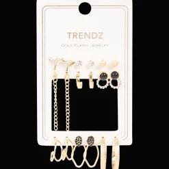 Action Trendz vergulde oorbellenset> Horloges & Sieraden