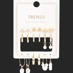 Action Trendz vergulde oorbellenset><noscript><img width=