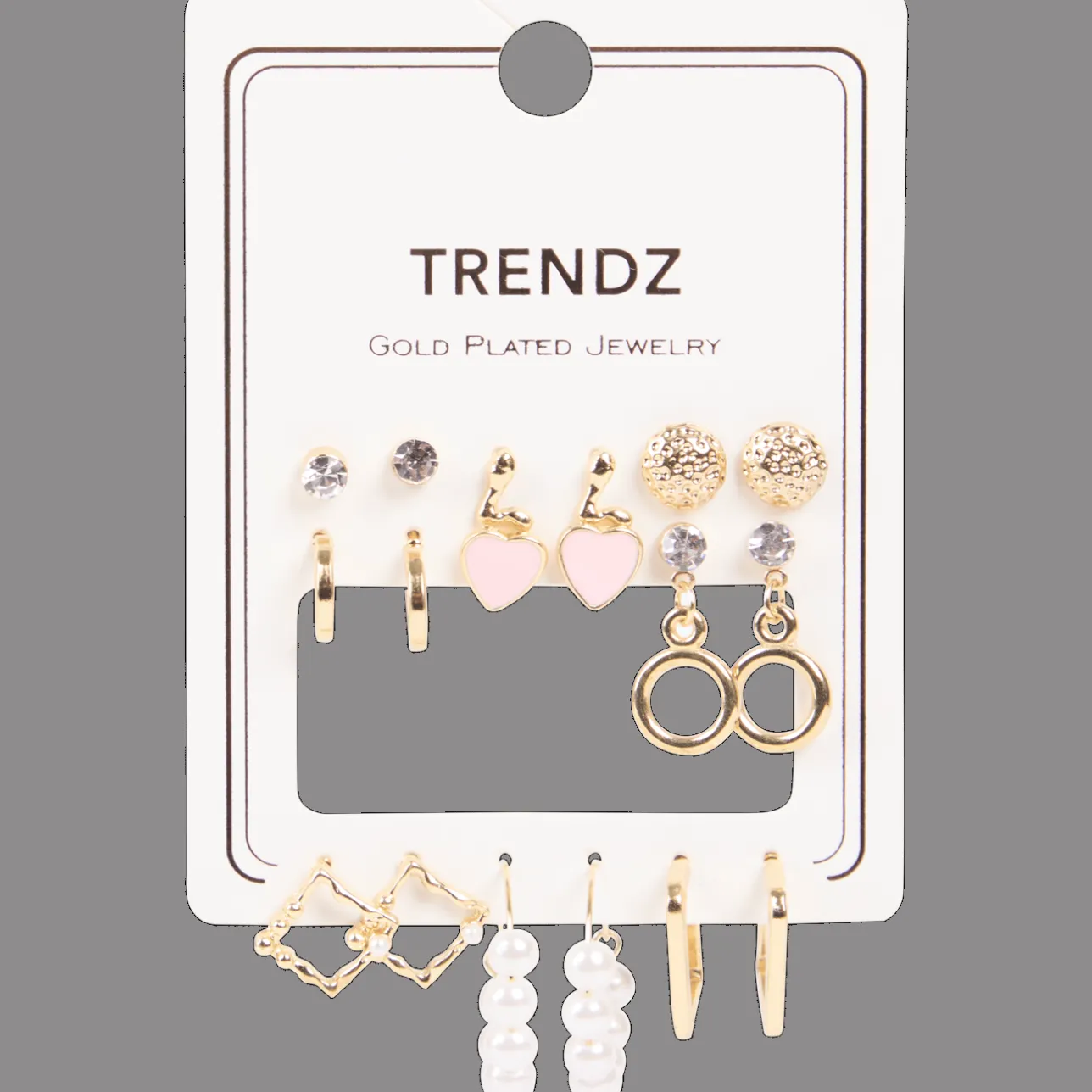 Action Trendz vergulde oorbellenset> Horloges & Sieraden