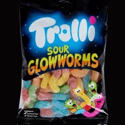 Trolli zure glimwormen> Drop & Snoep