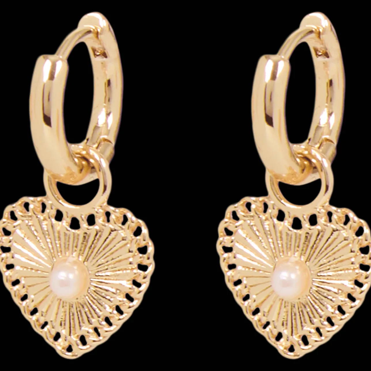 Action Vergulde oorbellen> Horloges & Sieraden