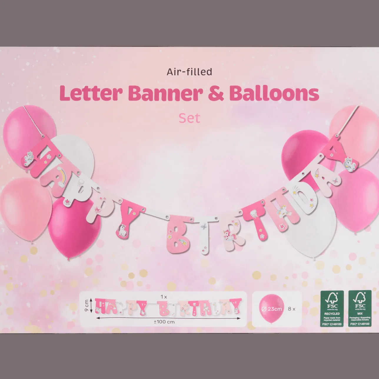 Action Verjaardagsslinger en -ballonnen> Feestartikelen