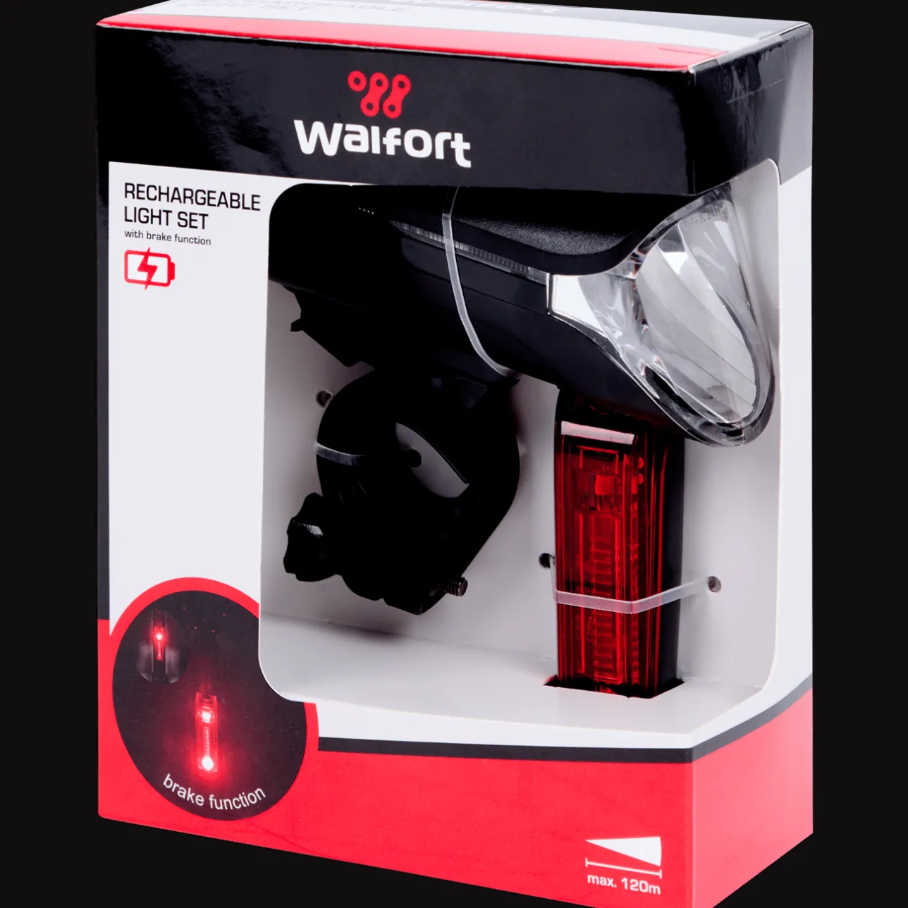Walfort oplaadbare fietslampjesset> Fietsaccessoires