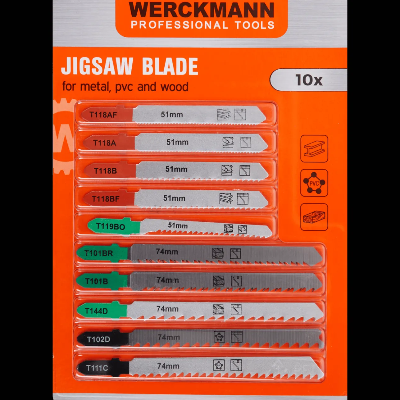 Werckmann decoupeerzagen> Gereedschap
