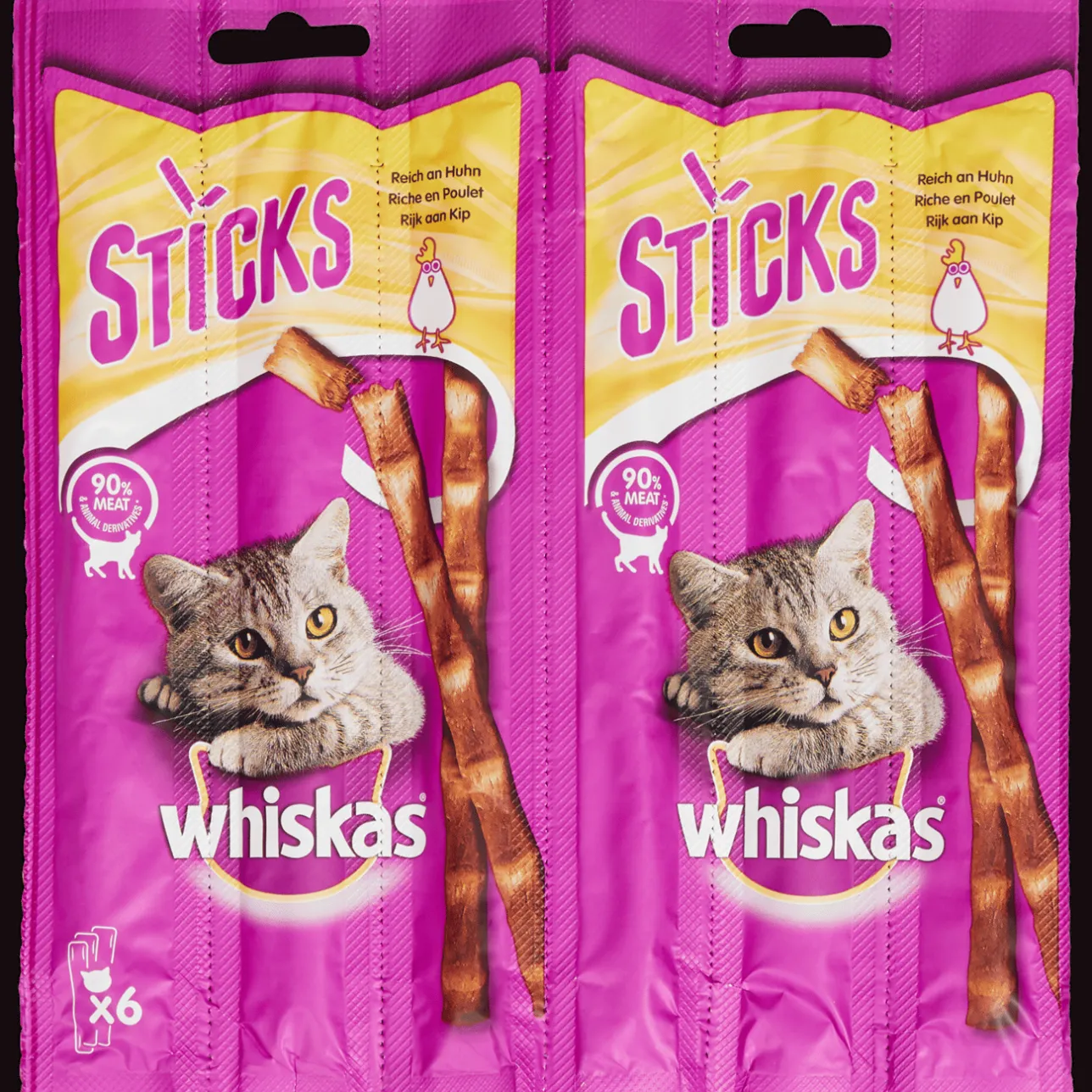 Whiskas kattensticks kip> Kat|Dierenvoeding
