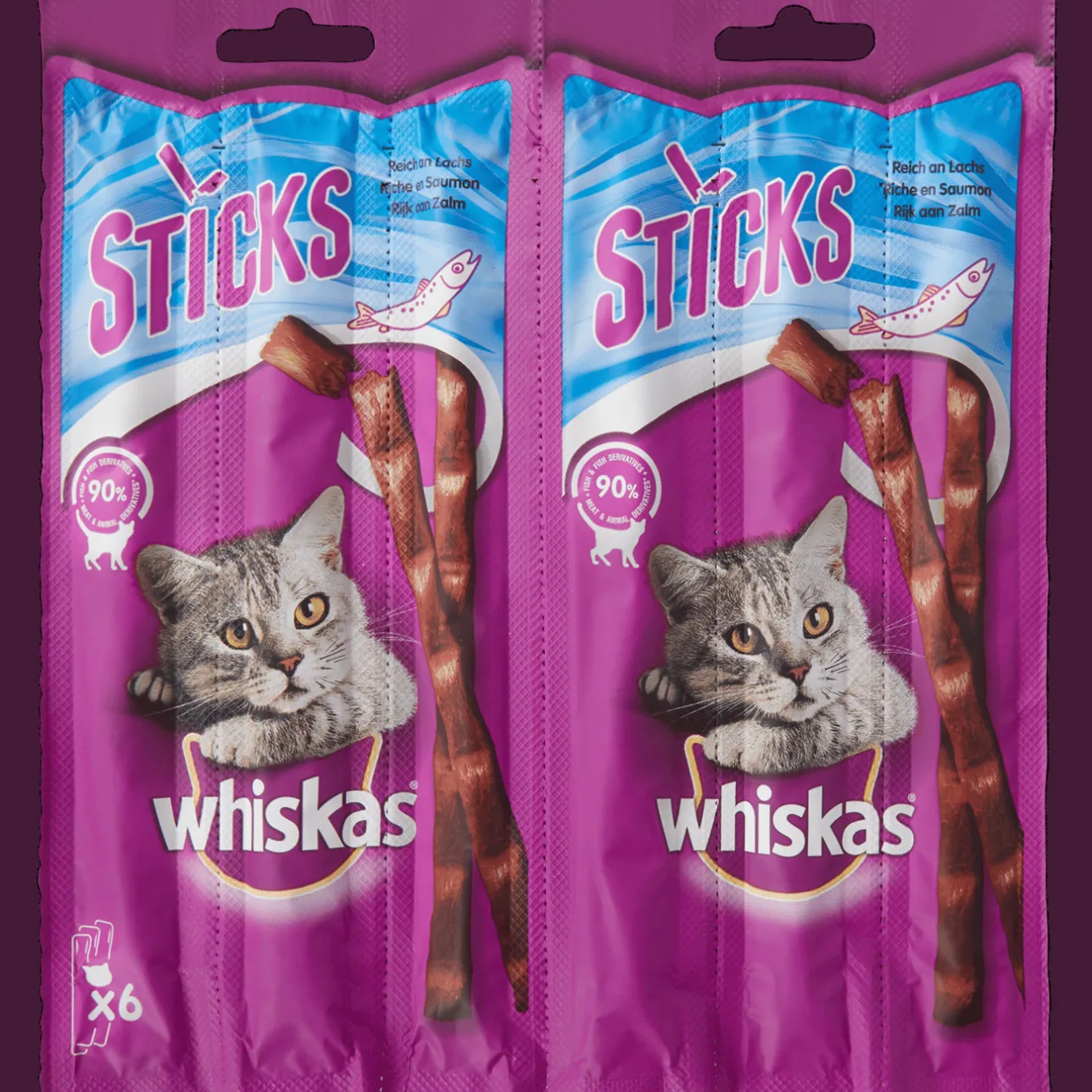 Whiskas kattensticks zalm> Kat|Dierenvoeding