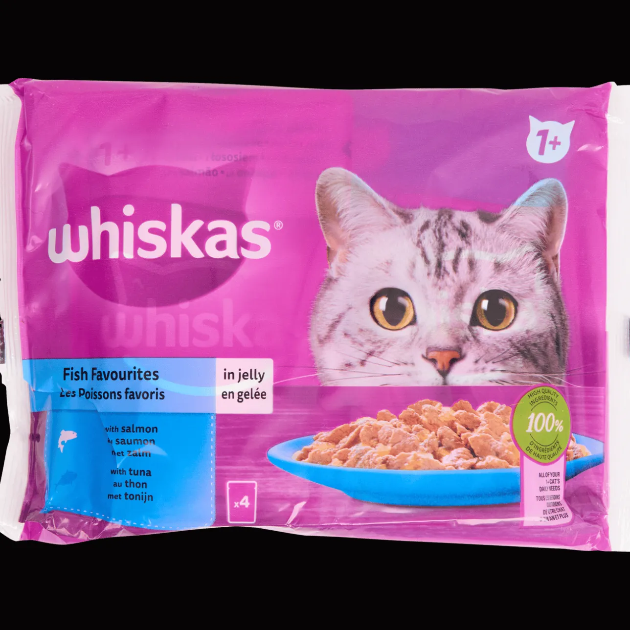 Whiskas maaltijdzakjes Zalm & Tonijn> Dierenvoeding