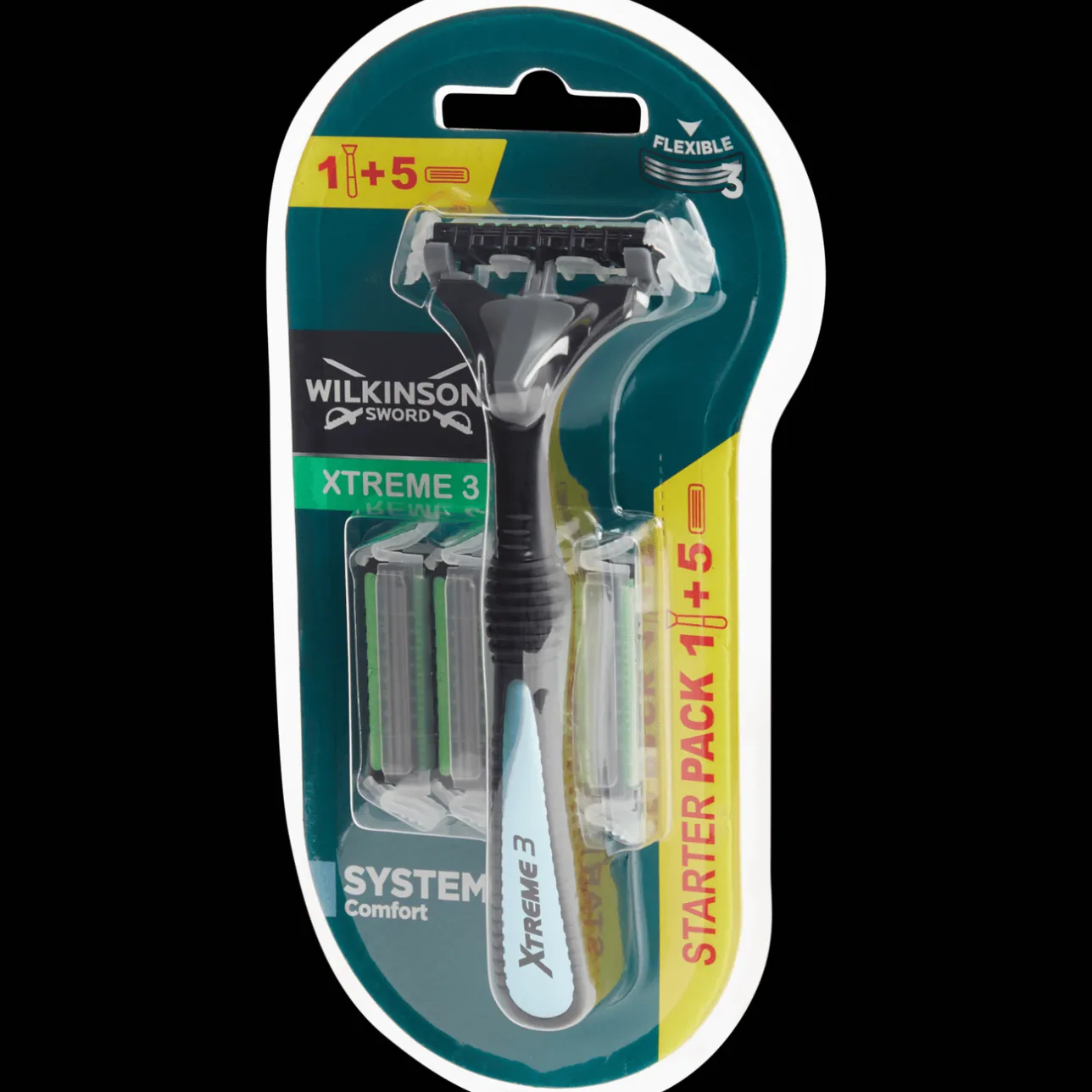 Wilkinson Sword Extreme 3 scheermes starterpack>Heren Ontharen & Scheren