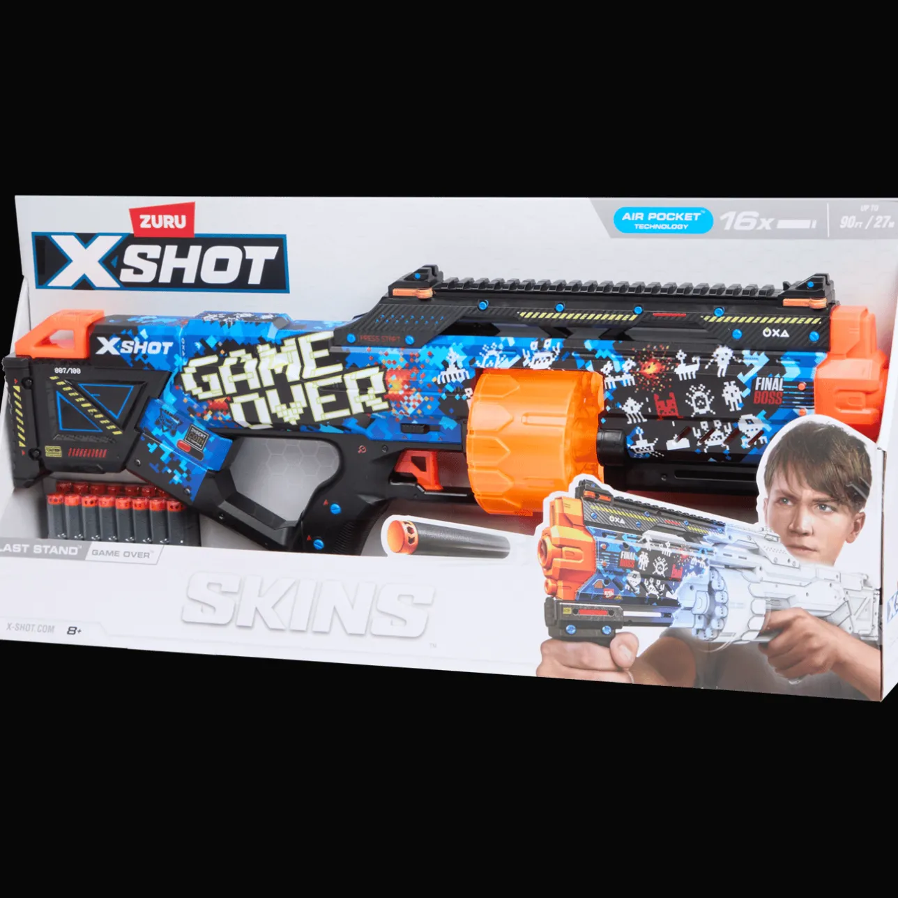 Zuru X-Shot pijltjesgeweer Skins> Spellen